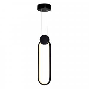 Подвесной светильник Pulley 4 дюйма со светодиодами черного цвета Cwi Lighting, черный