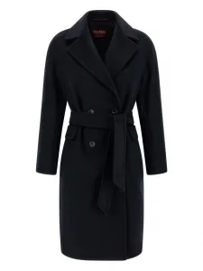 Двубортное пальто Patreon Max Mara, синий