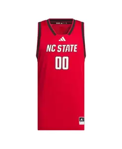Мужская баскетбольная майка 00 Red NC State Wolfpack Replica Swingman adidas