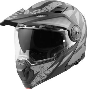 Шлем Bogotto fg-102 safari fiberglass enduro, Black Matt/Grey