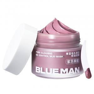 BLUE MAN Purple Thyme ниацинамидные маски для лица против акне, увлажняющие, контролирующие жирность, очищающие и отшелушивающие 120г