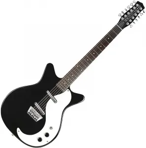 Электрогитара Danelectro ’59 с 12 струнами - Глянцевый черный - 12SDC‑BLK