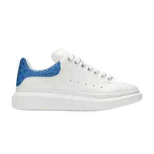 Кроссовки Alexander McQueen Alexander McQueen Oversized Sneaker 'Ultramarine Crocodile', белый