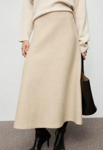 Юбка Mango A-line skirt, Beige