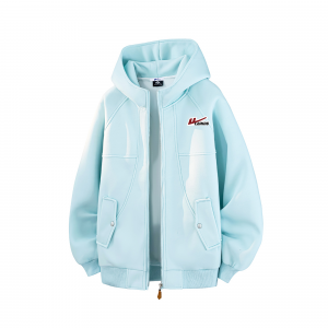 Толстовка Unisex Hooded Moderate Cardigan WARRIOR, синий (diy badge)