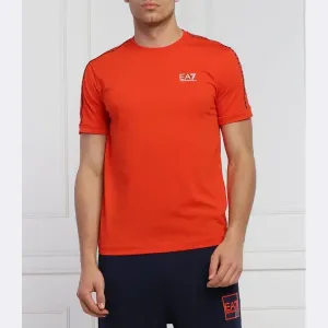 Футболка стандартного кроя Ea7, оранжевый