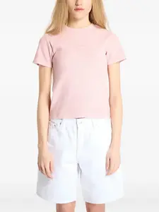 Футболка с вышитым логотипом A BATHING APE, розовый