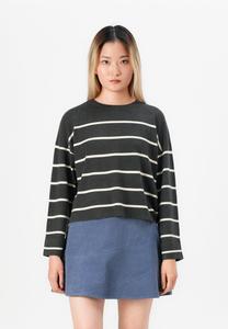 Джемпер ONLY ONLAMY O NECK, Dark Grey/Birch/Dark Grey