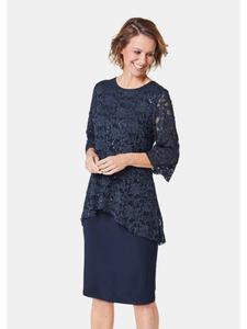 Длинное платье GOLDNER, цвет mitternachtsblau