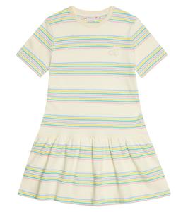 Платье Amaia из хлопка в полоску Bonpoint, Multicolore