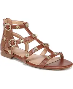 Женские плоские сандалии-гладиаторы Rhonda с шипами Sam and Libby, коричневый