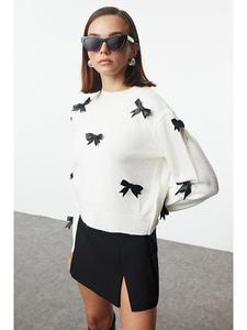 Свитер trendyol, кремовый