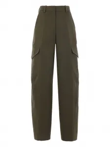 Брюки карго с вышитым логотипом Givenchy, зеленый