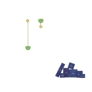 Серьги с мишкой Women's Swarovski