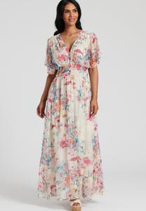 Платье South Beach METALLIC BUTTON MAXI, White