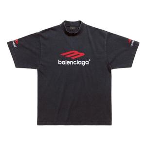 Футболка 3b sports icon t-shirt 'black red white' Balenciaga, черный