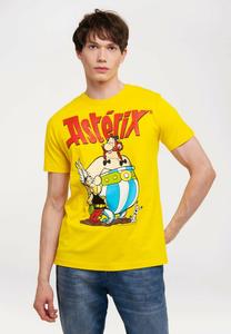 Футболка с принтом ASTERIX & OBELIX LOGOSHIRT, цвет sonnengelb