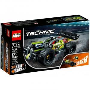 LEGO Technic, блоки Желтый гонщик, 42072