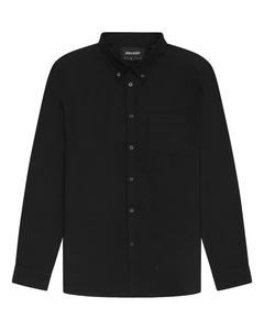 Рубашка на пуговицах классического кроя Lyle & Scott, черный