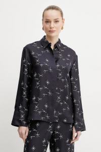 Шелковая рубашка Mm, черный