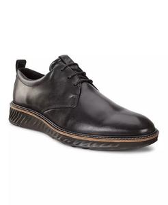 Мужские туфли St.1 Hybrid Plain Toe Oxford Ecco, черный