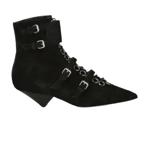 Ботинки Saint Laurent Wmns Blaze Suede Ankle Boot 'Black', черный
