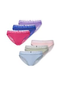 Бразильские трусики кружевные Elle, цвет farbmix