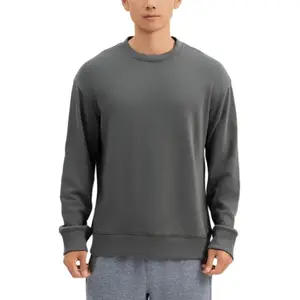 DECATHLON Толстовка Domyos с круглым вырезом 500 мужская khaki gray