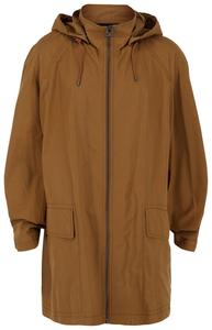 Куртка-парка с капюшоном Ferragamo, коричневая