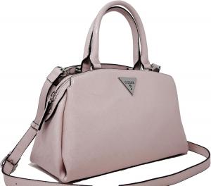 GUESS Женская сумка-кроссбоди среднего размера из пудровой лаковой кожи с логотипом