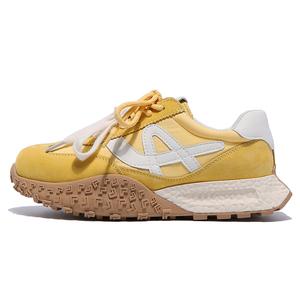 Легкие низкие повседневные туфли для женщин BDED, Yellow