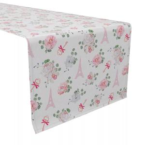 Дорожка для стола, 100 % хлопок, 16x90 дюймов, Романтический Париж.