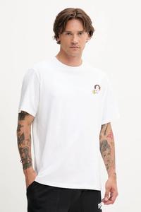 Хлопковая футболка Converse, белый