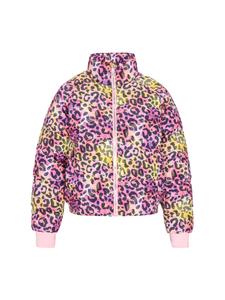 Женская куртка желтого цвета с разноцветными вставками myMo at night