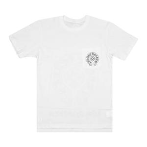 Футболка с карманами и логотипом Chrome Hearts Horseshoe, цвет Белый