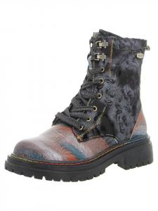 Ботильоны на шнуровке черного цвета LAURA VITA