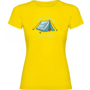 Футболка с коротким рукавом Kruskis Anything Like Camp, желтый
