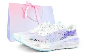 Li Ning Version 2.0 Textile Cushioning, Wear Resistant Low top Training Physical Fitness Test Physical Exam Li-Ning, фиолетовый