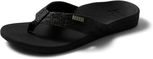 Женские вьетнамки REEF Ortho-Spring с поддержкой свода стопы и мягкой стелькой, черный