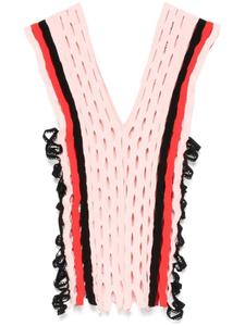 Sinead O'Dwyer трикотажный топ Squiggle, розовый