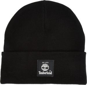 Timberland Unisex Adult Short Watch Cap, Black Os