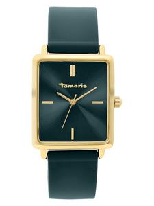 Tamaris Кварцевые часы в цвете «бензин/золото»