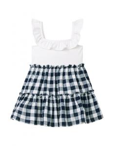 Джинсовая вязаная платье Janie and Jack, синий