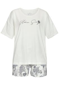 Короткий пижамный комплект VIVANCE, белый