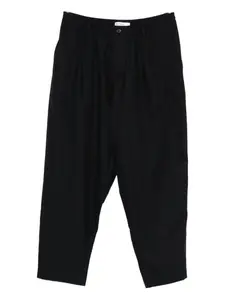 Зауженные брюки со складками Universal Works, синий