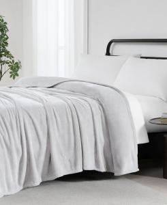 Плюшевое одеяло Micromink, размер Full/Queen Lauren Ralph Lauren, Grey