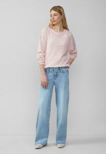 Джемпер LEICHTER MIT AJOURMUSTER QS, светло-розовый