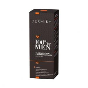 Сильно увлажняющий крем 30+, 50мл Dermika 100% For Men