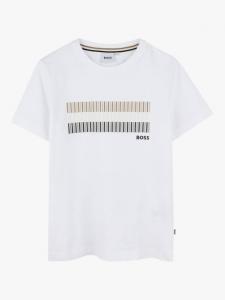 BOSS Kids' Logo Slim Fit T-shirt HUGO BOSS, White