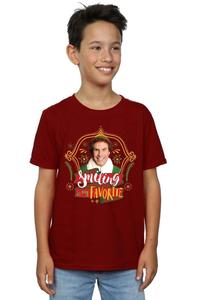 Футболка с улыбкой Бадди Elf, красный